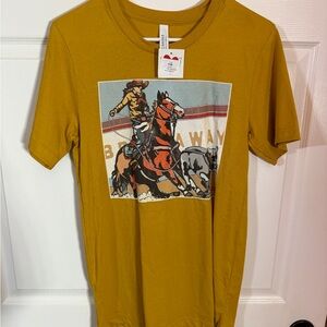 Bella Canvas Mustard Graphic Tee